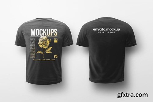 Basic Male T-Shirt Mockup RN62X3W