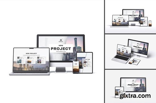 Multi Device Realistic Mockup FBVD2H9