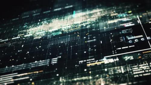 Videohive - Data Matrix Nexus Advanced Simulation UI Background 02 - 47596785 - 47596785