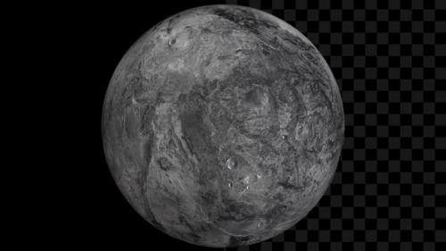 Videohive - Unknown Fictional Grey Planet - 47597219 - 47597219