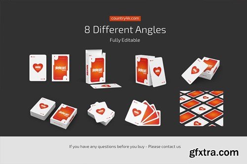 Playing Cards Mockup Set B5LCQDX