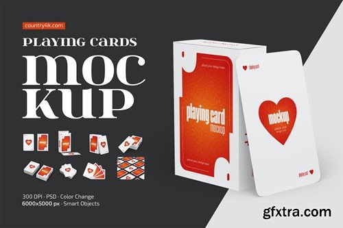 Playing Cards Mockup Set B5LCQDX