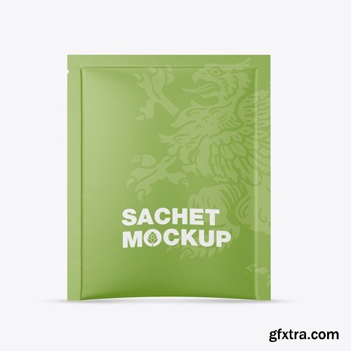 Set Plastic Sachet Mockup 92WXY7P