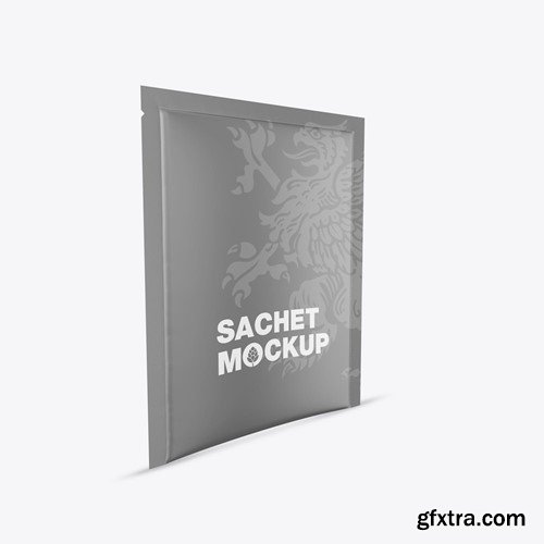 Set Plastic Sachet Mockup 92WXY7P