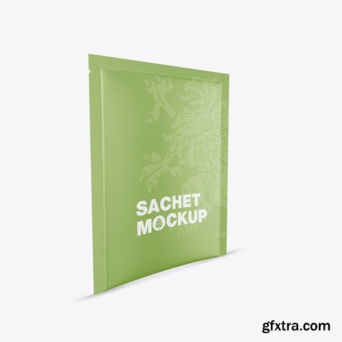 Set Plastic Sachet Mockup 92WXY7P