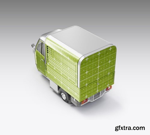 Pack Food Truck Mockup CTBM3RF