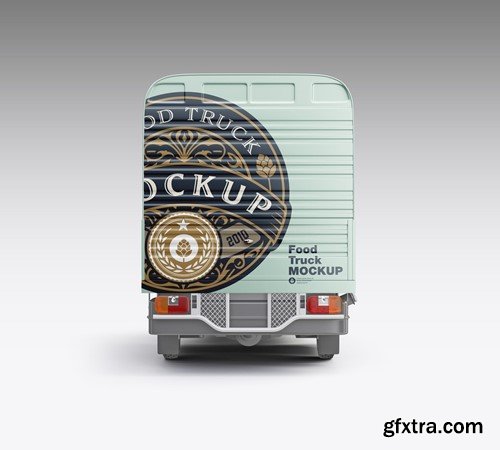 Pack Food Truck Mockup CTBM3RF