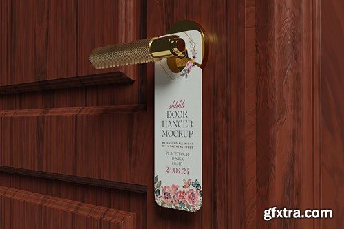 Door Hanger Mockup KN43R6P