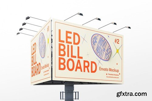 LED Billboard Mockup XDCWVQY