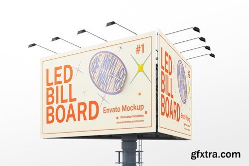 LED Billboard Mockup XDCWVQY