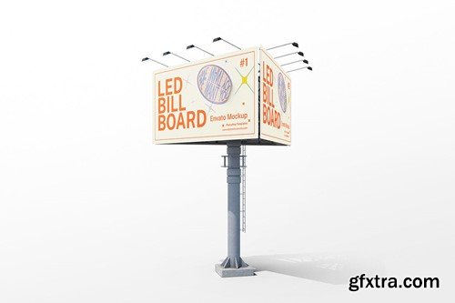 LED Billboard Mockup XDCWVQY