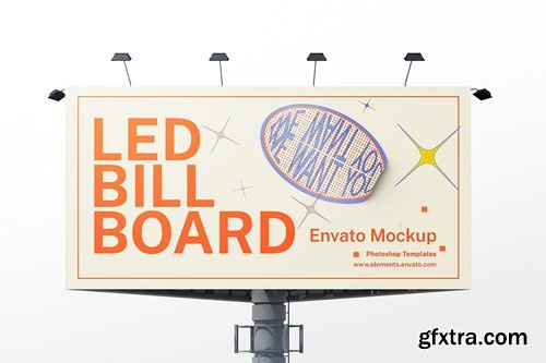 LED Billboard Mockup XDCWVQY