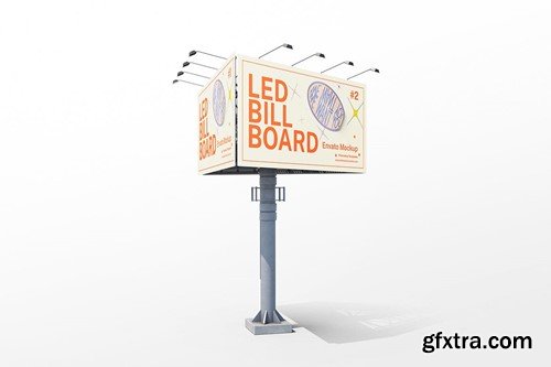 LED Billboard Mockup XDCWVQY