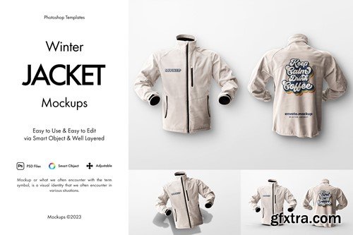 Winter Jacket Mockup TAZN7RR