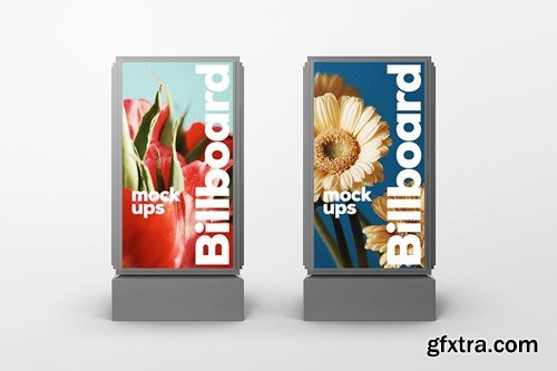 Triangular Billboard Mockup CZCTFPF