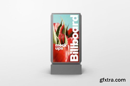 Triangular Billboard Mockup CZCTFPF