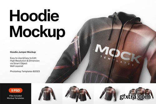 Hoodie Jumper Mockup B2RBQKR