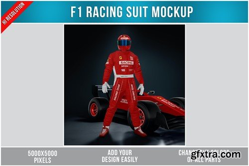 F1 Racing Kit Mockup M9Z7PHV