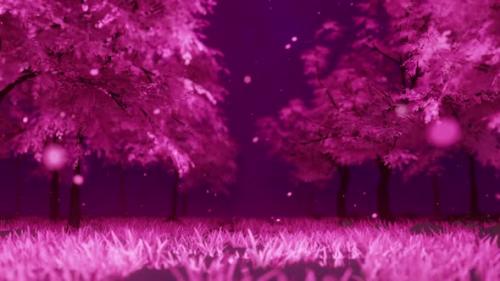 Videohive - Pink Forest Abstract Background - 47604038 - 47604038