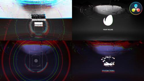 Videohive - Dark Glitch Logo for DaVinci Resolve - 47594769 - 47594769