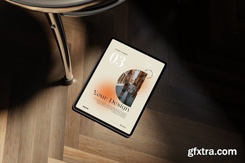 Realistic iPad Mockup 6M9E59V