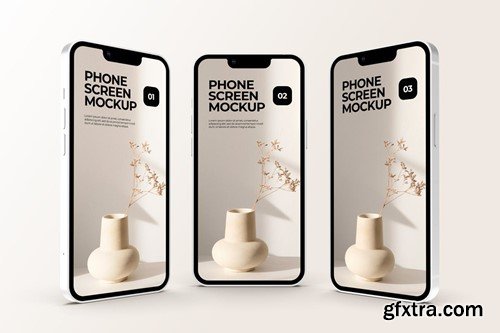 Phone Screen Mockup Vol 02 Q654EK4