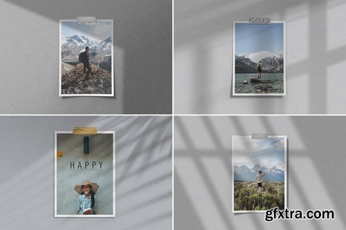 A4 Photo Paper Mockup 2UQMTCN