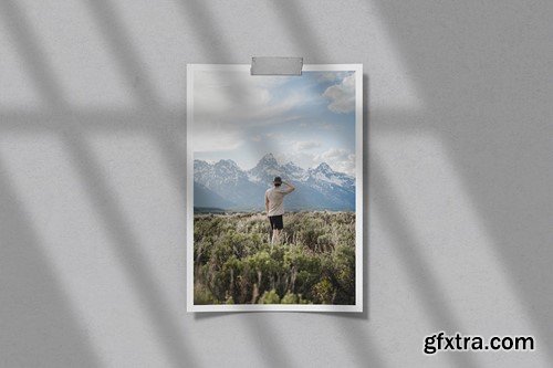 A4 Photo Paper Mockup 2UQMTCN