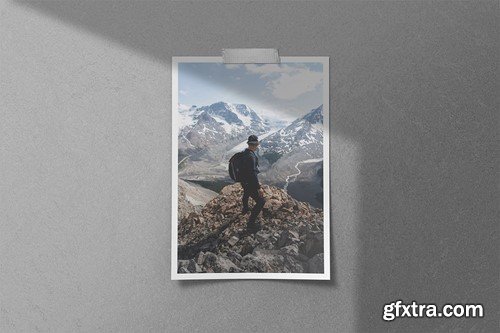 A4 Photo Paper Mockup 2UQMTCN