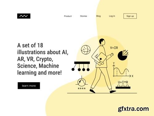 Tech Illustrations V2.2 Ui8.net