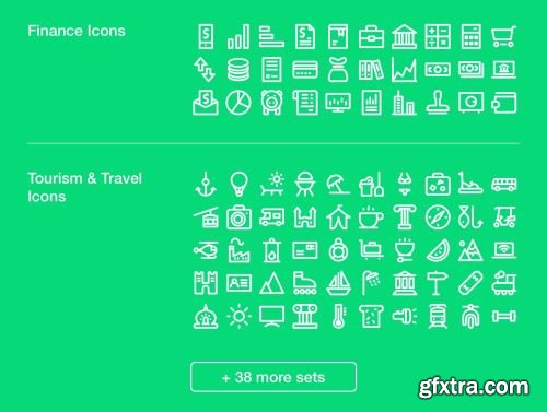 Tiny Line Icons – 1900+ Bundle Ui8.net