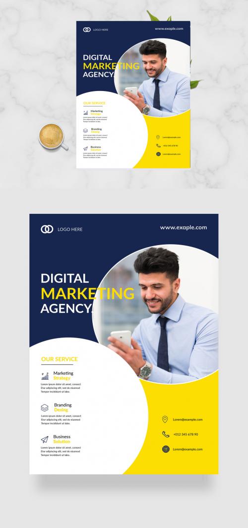 Digital Marketing Template Flyer 637374851