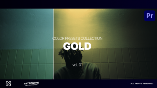 Videohive - Gold LUT Collection Vol. 01 for Premiere Pro - 47632785 - 47632785