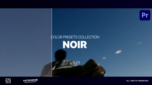 Videohive - Noir LUT Collection Vol. 01 for Premiere Pro - 47632809 - 47632809