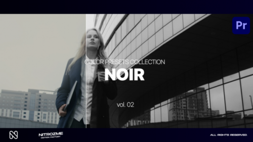 Videohive - Noir LUT Collection Vol. 02 for Premiere Pro - 47632814 - 47632814