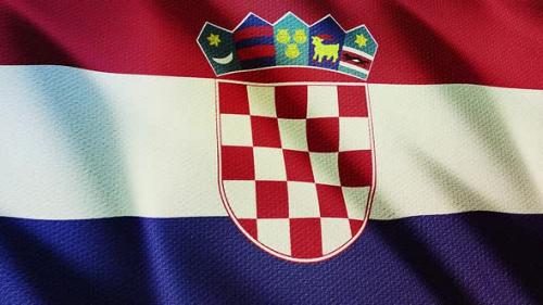 Videohive - Flag Of Croatia - 47634835 - 47634835