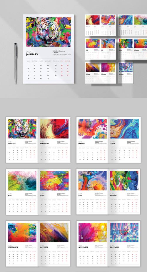 2024 Calendar Brochure Template 637366119