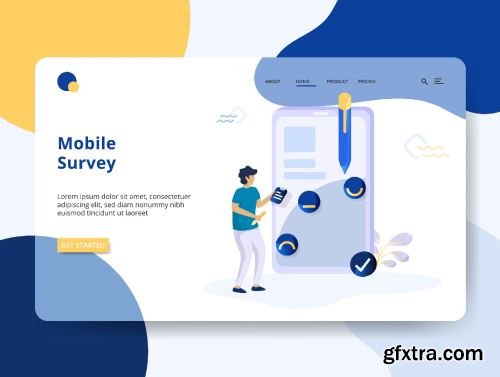 Survey set Illustration Ui8.net