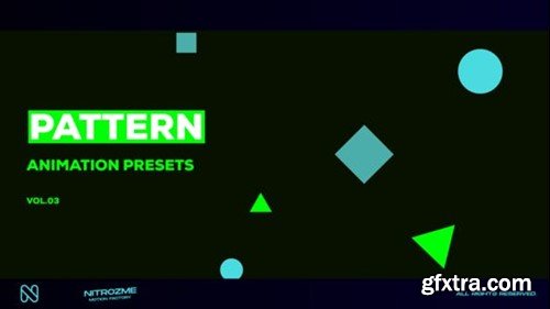 Videohive Pattern Motion Presets Vol. 03 47667907