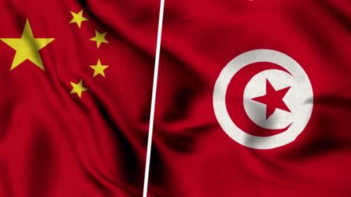 Videohive - China Flag And Flag Of Tunisia - 47634884 - 47634884