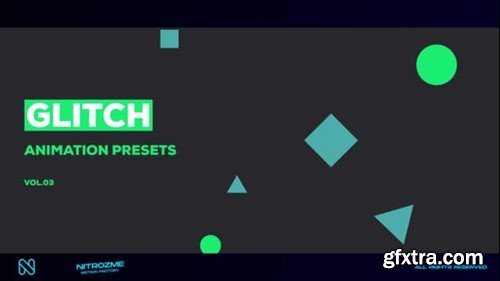 Videohive Glitch Motion Presets Vol. 03 47667823