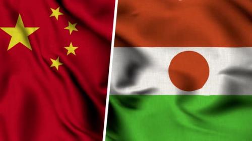 Videohive - China Flag And Flag Of Niger - 47634895 - 47634895