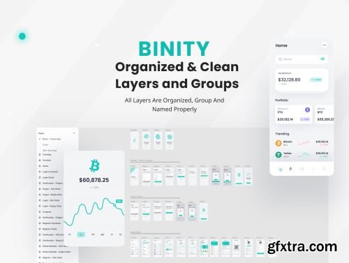 Binity - Crypto Wallet And Finance App UI Kit Ui8.net