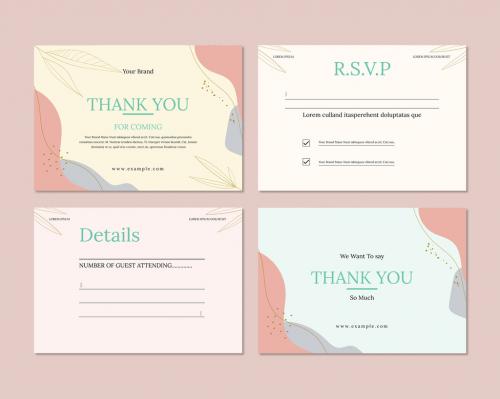 Thank You Card Template 636960691