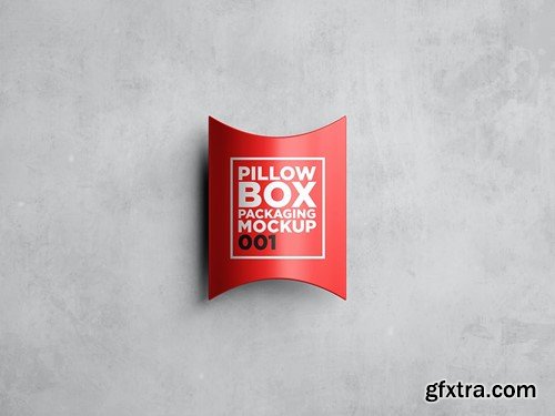 Pillow Box Packaging Mockup 001 LTSST39