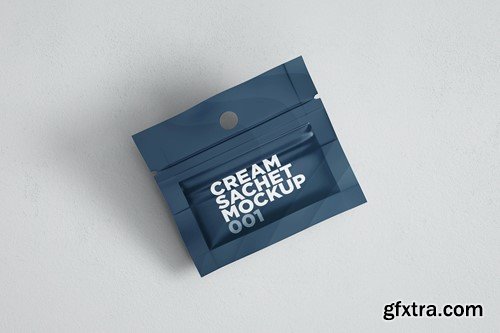 Cream Sachet Mockup 001 A9XJJW2