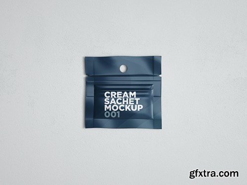 Cream Sachet Mockup 001 A9XJJW2