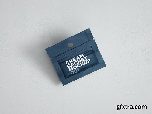 Cream Sachet Mockup 001 A9XJJW2