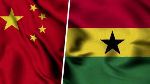 Videohive - China Flag And Flag Of Ghana - 47635097 - 47635097