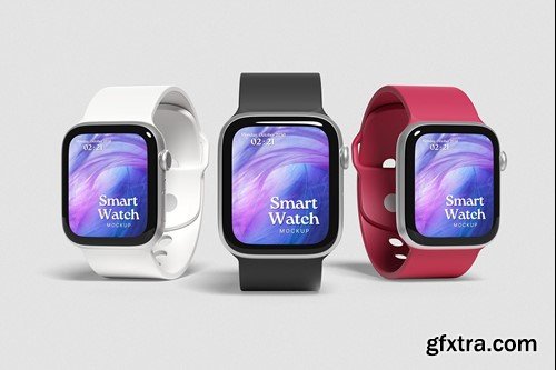 Smartwatch Mockup or Apple Watch Mockup S76WWPE